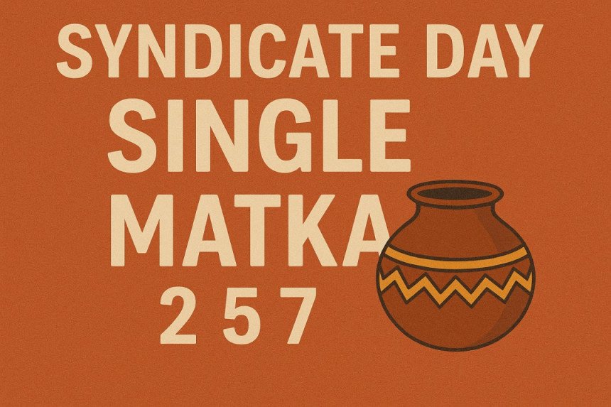 Syndicate Day Single Matka