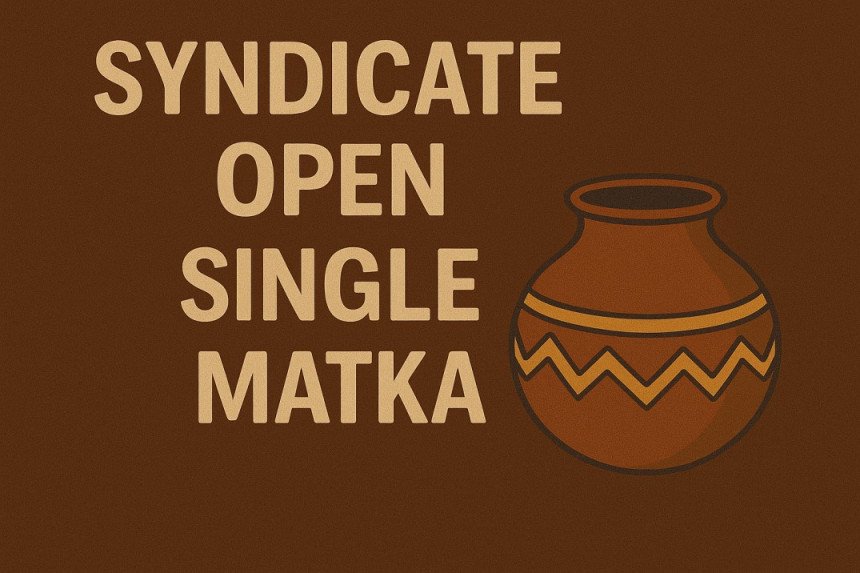 Syndicate Open Single Matka